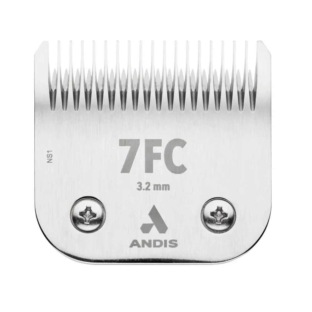 Andis Size 7FC Ceramic Edge Detachable Steel Pet Clipper Blade 72605 NEW
